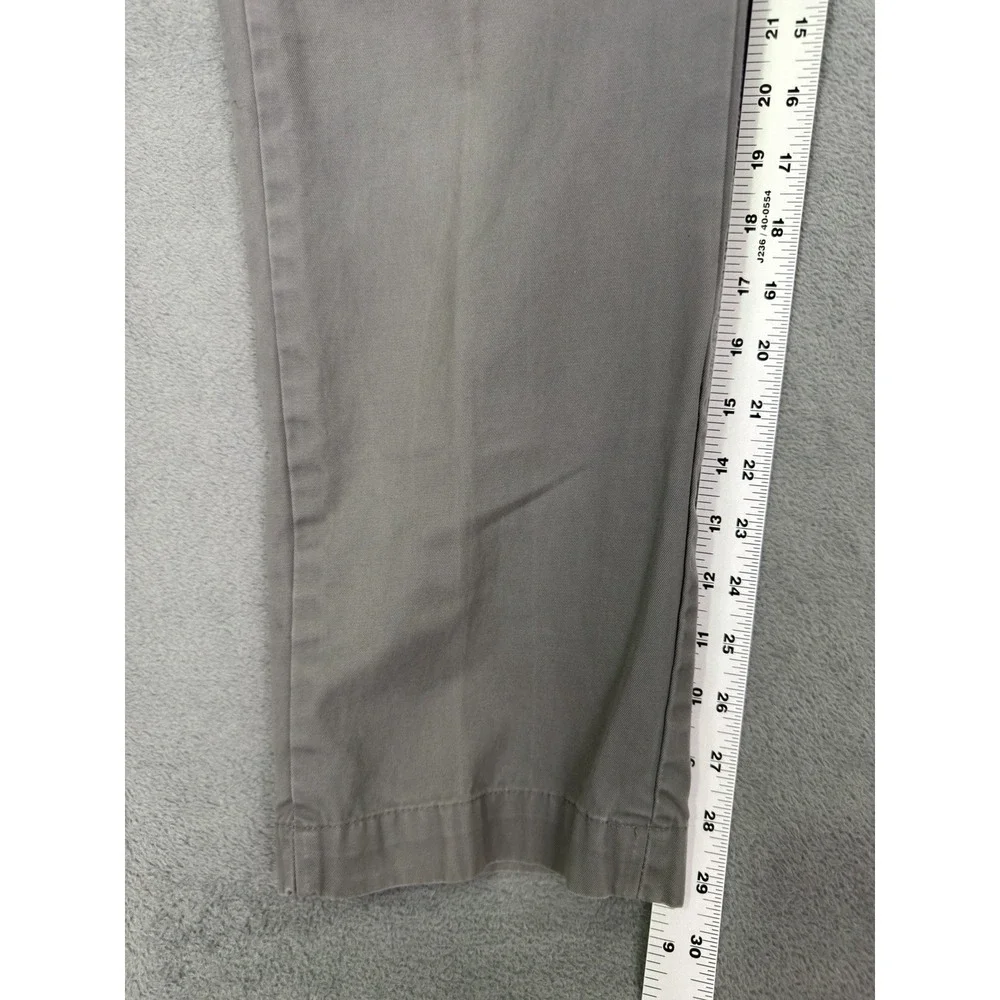 Banana‎ Republic Chino Dress Pants Mens 33x30 Gray Aiden Regular Straight